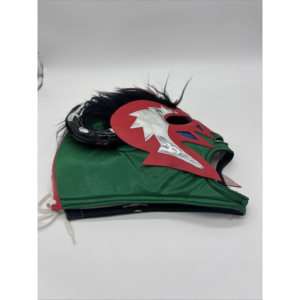 Lucha Libre Dress Up MaskMade‎ With Red Leather. Excellent Used Condition.